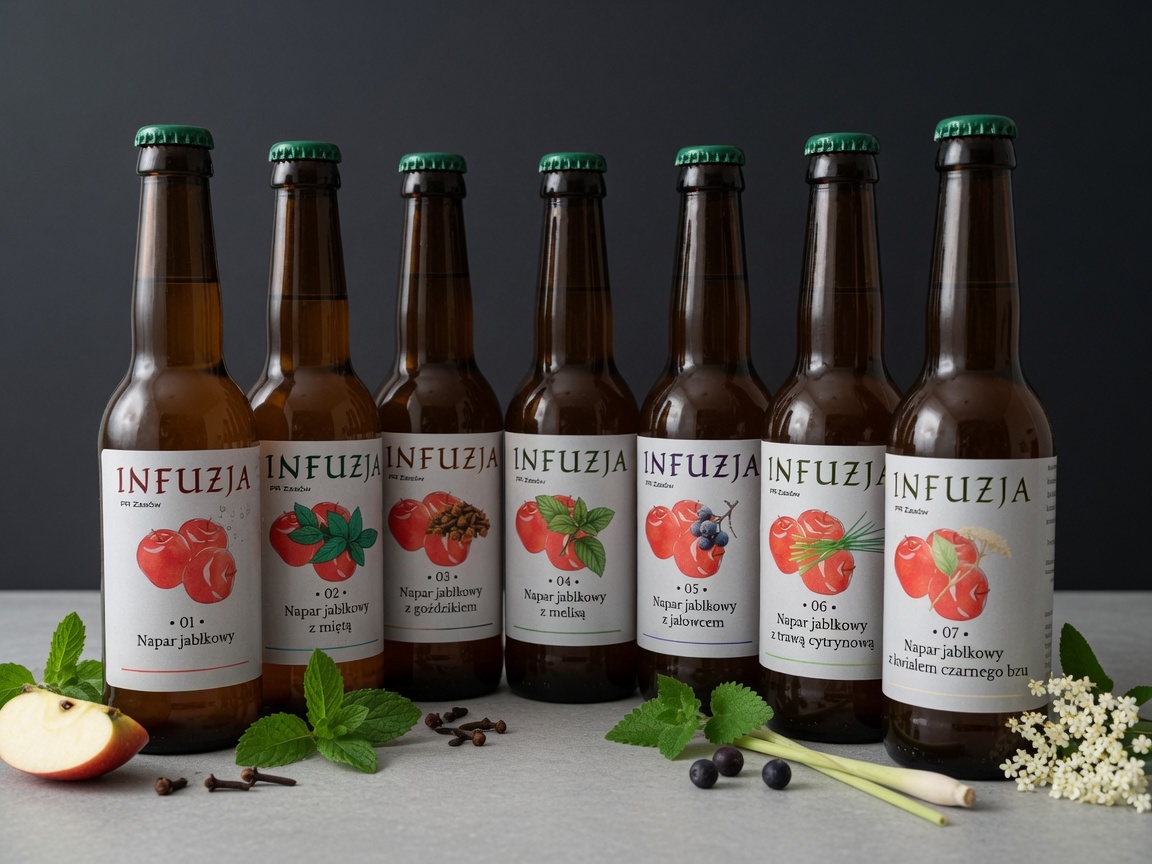Zestaw degustacyjny siedmiu wariantów INFUZJA